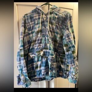 LL Bean Patchwork Pullover Women’s XL